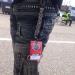 KeyGear Lanyard in action Tuska Open Air Metal Festival Finland. Owner Pär Sundström Sabaton